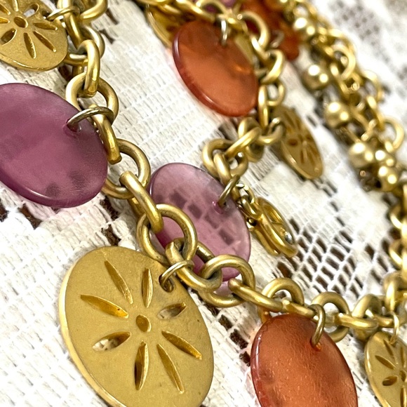 Vintage Liz Claiborne Gold Charm Set - Picture 10 of 11